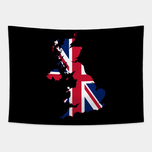 United Kingdom Tapestry by Wickedcartoons