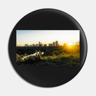 Sunset Views of Downtown Edmonton,Alberta Pin