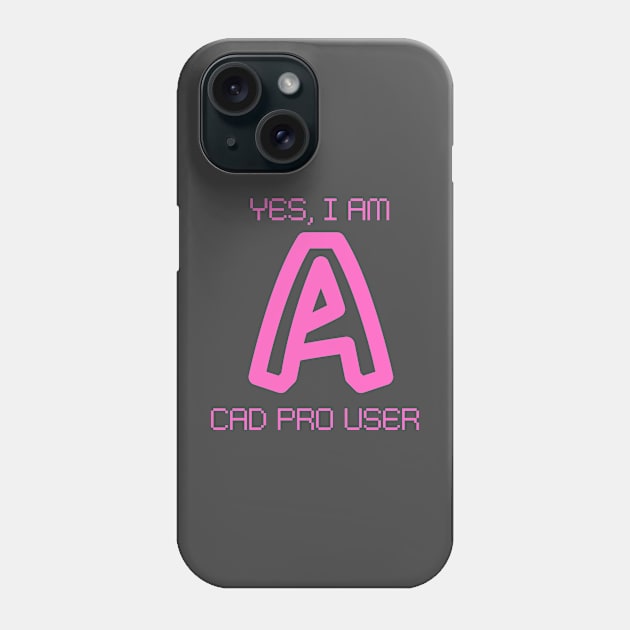 AUTOCAD PROFISSIONAL , NEW AUTOCAD DESIGN , T shirt Autocad design & CLEAN SIMPLE DESIGN AUTOCAD SHIRT Phone Case by MORBEN