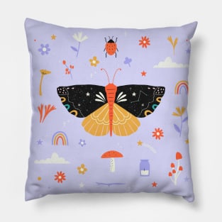 Magic moth Pillow
