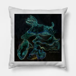 Nudibranch Sketches Hypselodoris Variobranchia 2 Pillow