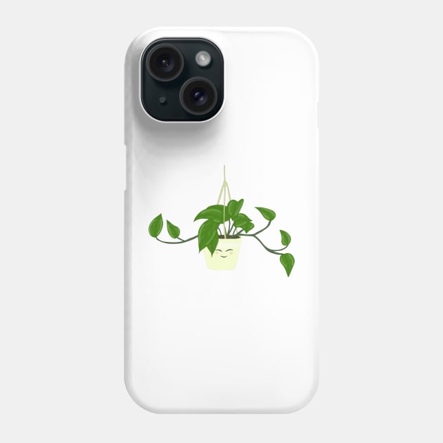 Hanging plant (yellow) Phone Case by Becky-Marie