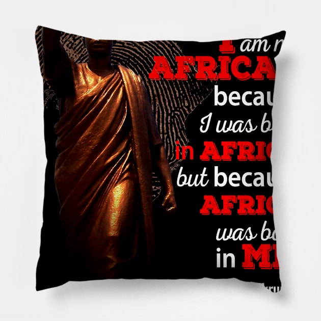 Kwame Nkrumah Pillow by ArtisticFloetry