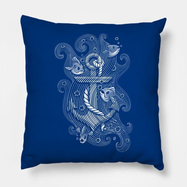 Lost Anchor Pillow by c0y0te7