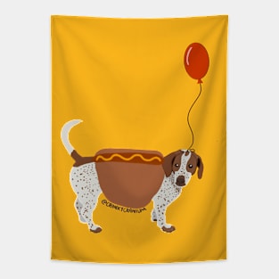 Hot Dog Party Tapestry