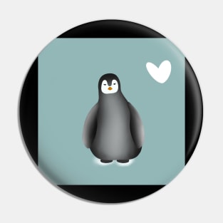 Super cute sweet penguin Pin