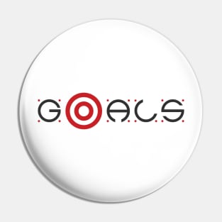 Focus On Goals Pin