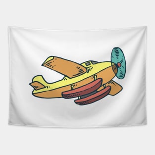 Cartoon Plane Kids | Tshirt & Gift Tapestry