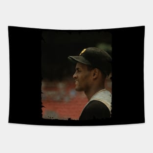 Roberto Clemente in Pittsburgh Pirates Tapestry