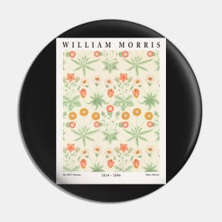 William Morris Exhibition Wall Art, Morris Daisy Pattern, Textile Design, Men Women Gift Pin