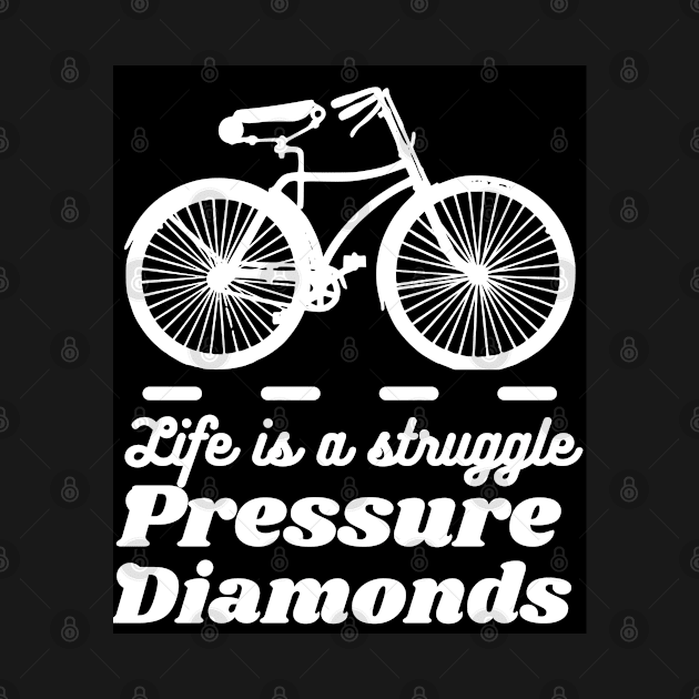 Self Help Quote: No Pressure! No Diamonds! by Gaius O.