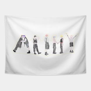 BTS Butter-Got ARMY right behind us Tapestry