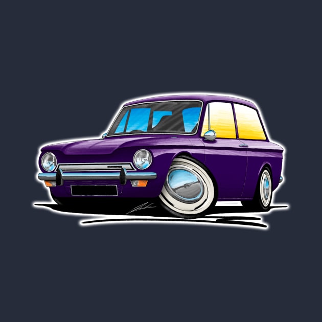 Hillman Imp Purple by y30man5