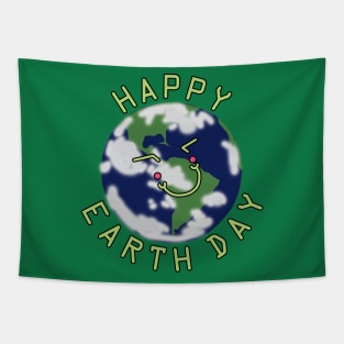 Happy Earth Day April 22 Tapestry