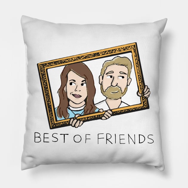 Best of Friends Podcast #1 Pillow by Best of Friends Podcast