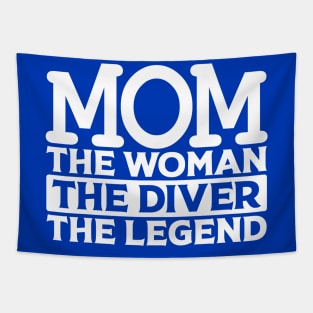 Mom The Woman The Diver The Legend Tapestry