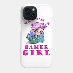 Yes Im A Gamer Girl Sly Pink Phone Case