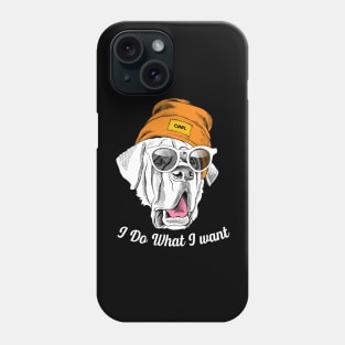 Paws and Peaks Bernese Chic, Tee Talk I Do What I Want Phone Case