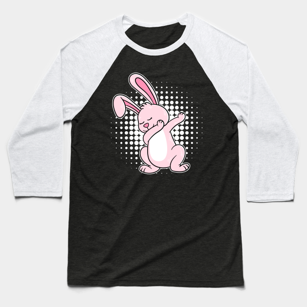 Cute Dabbing Bunny Funny Easter Dab Toddler Raglan 3/4 Sleeve Baseball Tee Cute Dabbing Bunny Funny Easter Dab Toddler Raglan 3/4 Sleeve Baseball Tee