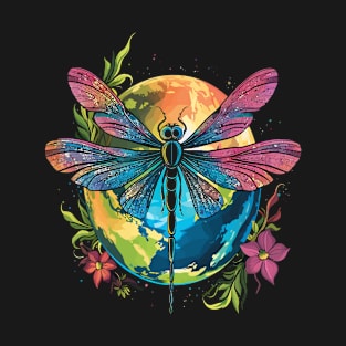 Dragonfly Earth Day T-Shirt