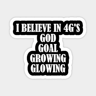 I believe motivational t-shirt gift idea Magnet