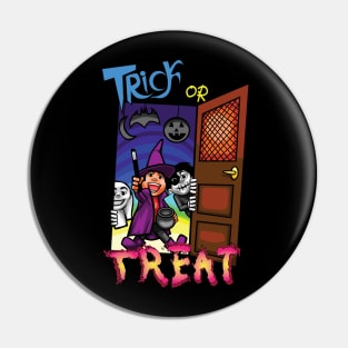 Halloween Trick or Treat Pin