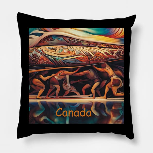 Canada Art . Pillow by Canadaman99