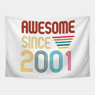 Awesome since 2001 -Retro Age shirt Tapestry