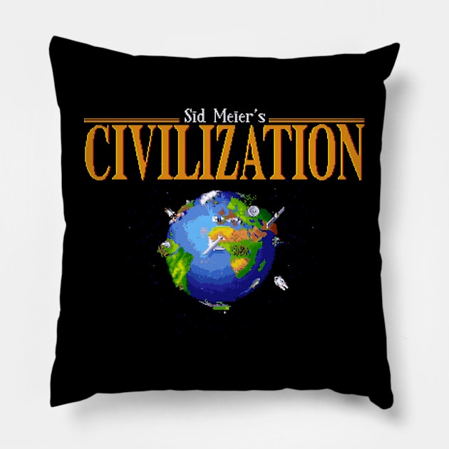 Civilization (Sid Meiers) Pillow by iloveamiga