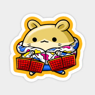 Cute Hamster Shopper Magnet