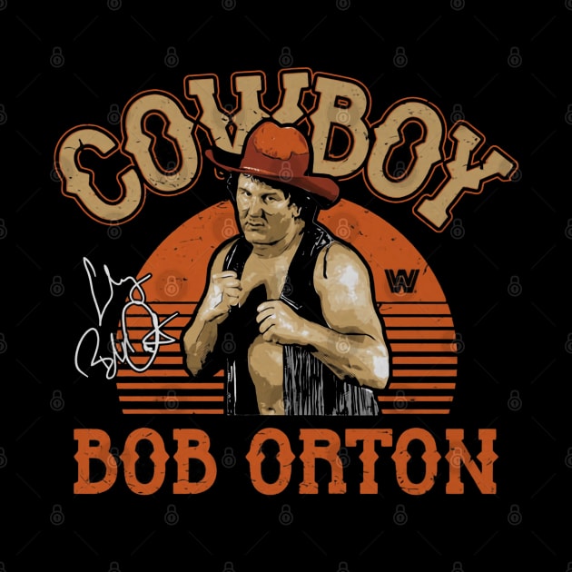 Cowboy Bob Orton Retro by MunMun_Design