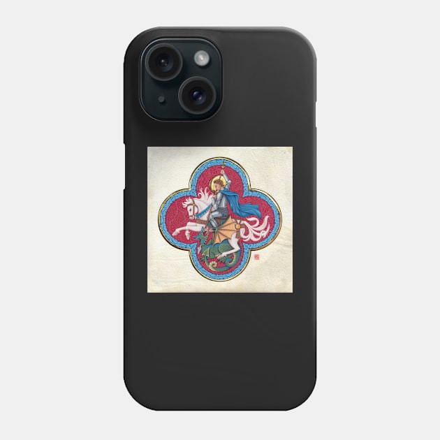 St George and the Dragon Phone Case by TCilluminate