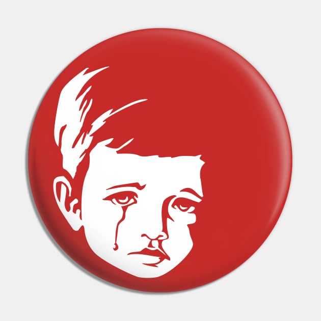 Faces - crying gypsy boy on a red and orange floral background Pin by VrijFormaat