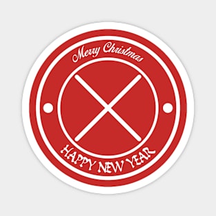 13 - MERRY CHRISTMAS X HAPPY NEW YEAR Magnet