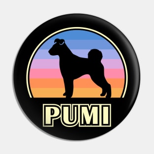 Pumi Vintage Sunset Dog Pin