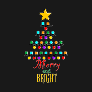 Merry and Bright Bulbs V2 T-Shirt