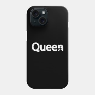 Queen being a queen typography design Phone Case