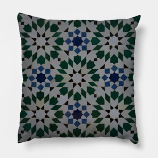 Morocco Islamic tile pattern 4 Pillow