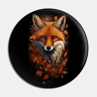 Autumn Fox Pin