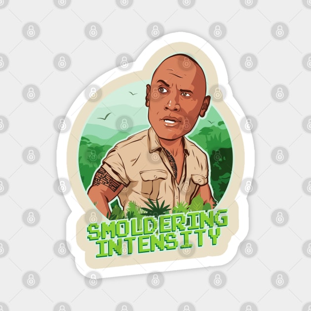 Jumanji Smoldering Intensity Magnet by portraiteam