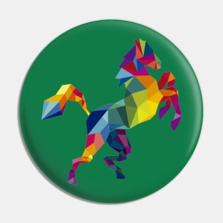 Horse Colorful Pin