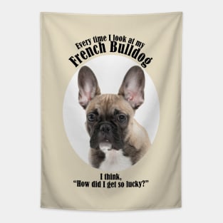 Lucky Frenchie Tapestry