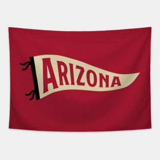 Arizona Pennant - Red Tapestry