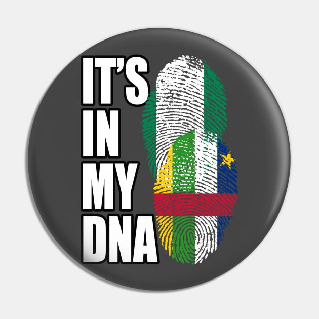 Nigerian And Central African Mix Heritage DNA Flag Pin by Just Rep It!!