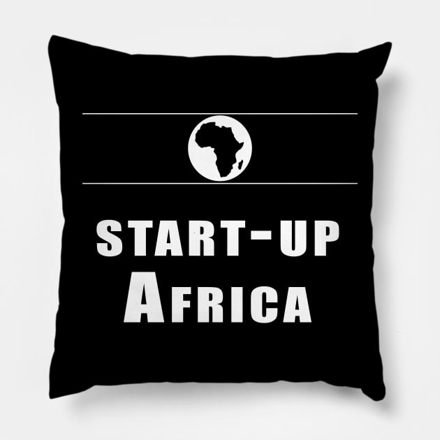 Start-up Africa Pillow by Obehiclothes