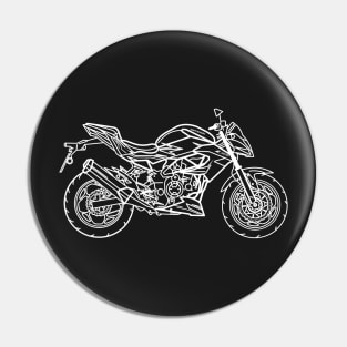 Kawasaki Z125 motorbike Pin