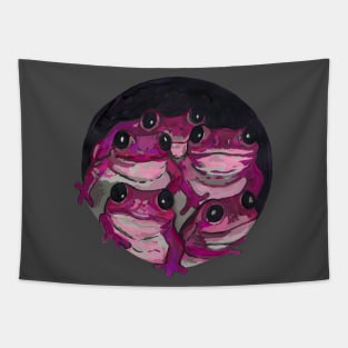 Pink frogs Tapestry