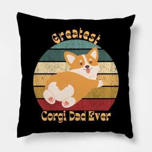 Greatest Corgi Dad Pillow