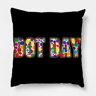 International Dot Day Polka Dot Pillow