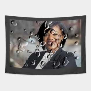 Cori Bush water drops Tapestry